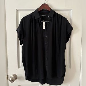 NWT: Madewell Central Drapey Shirt, True Back, size: XS